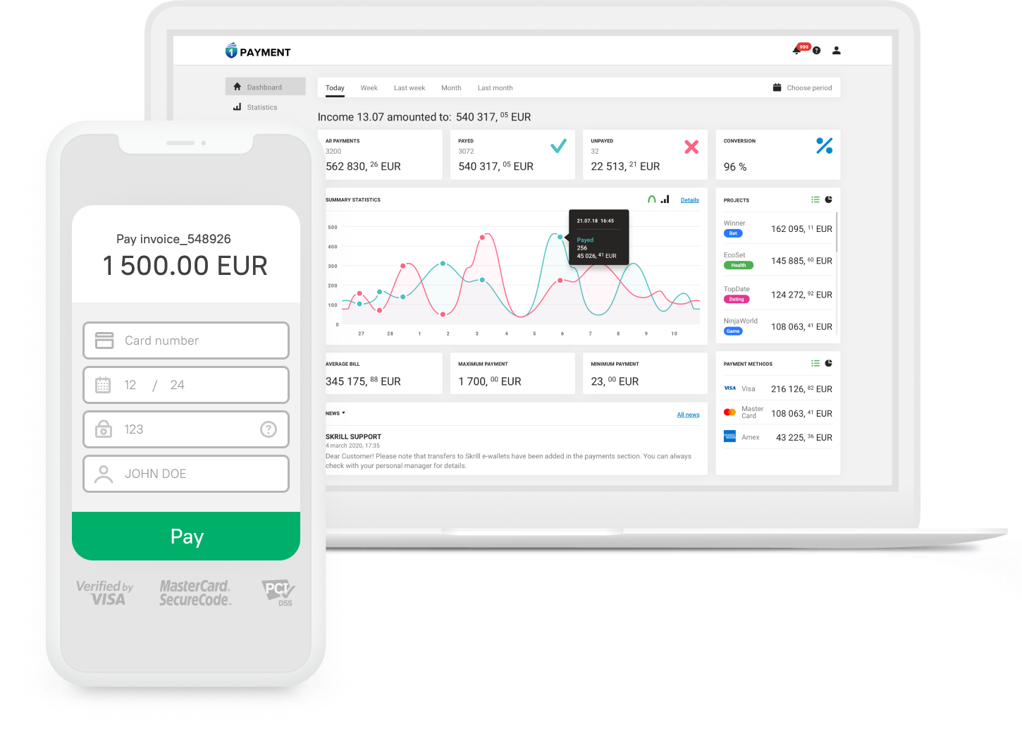 One Payment - технологичные платежные решения